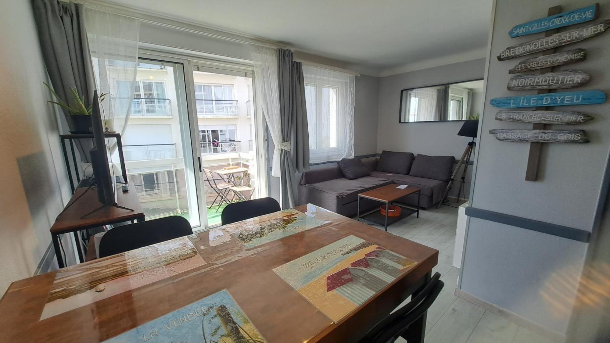 Couchant Radieux Appartement 2 Pieces 4 Personnes Vue Mer Saint-Jean-de-Monts Eksteriør bilde